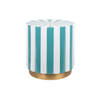 Leitmotiv - Kruk Candy Swirl - Turquoise blue & white