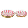 Present Time - Dienblad Candy Swirl - Set van 2