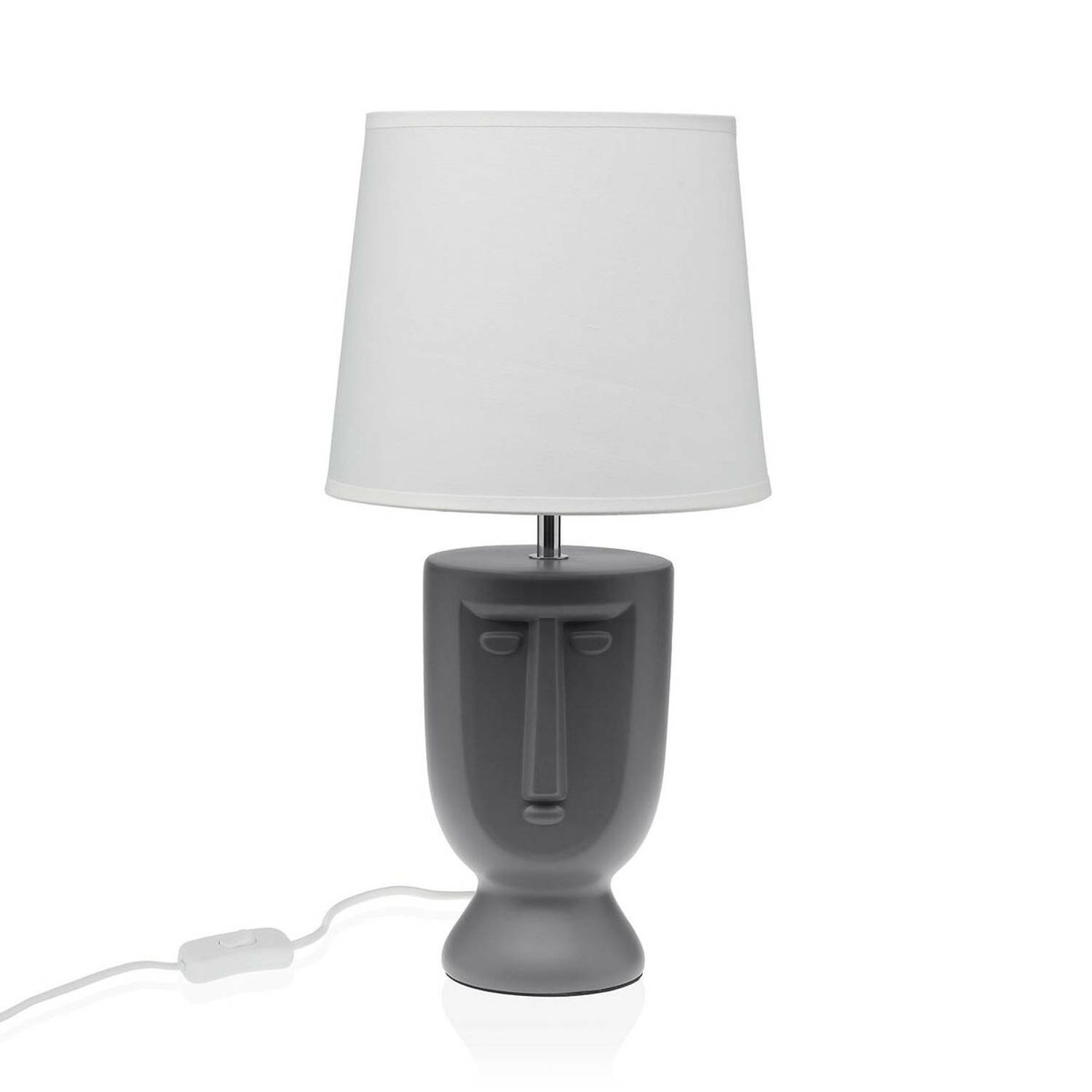 Bureaulamp Versa Grijs Keramisch 60 W 22 x 42,8 cm