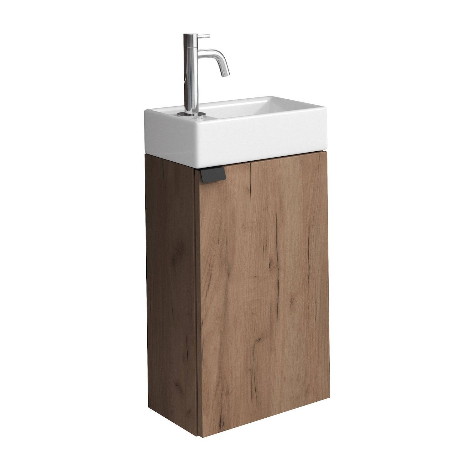 Badplaats Toiletmeubel Apollo 40cm - bruin eiken