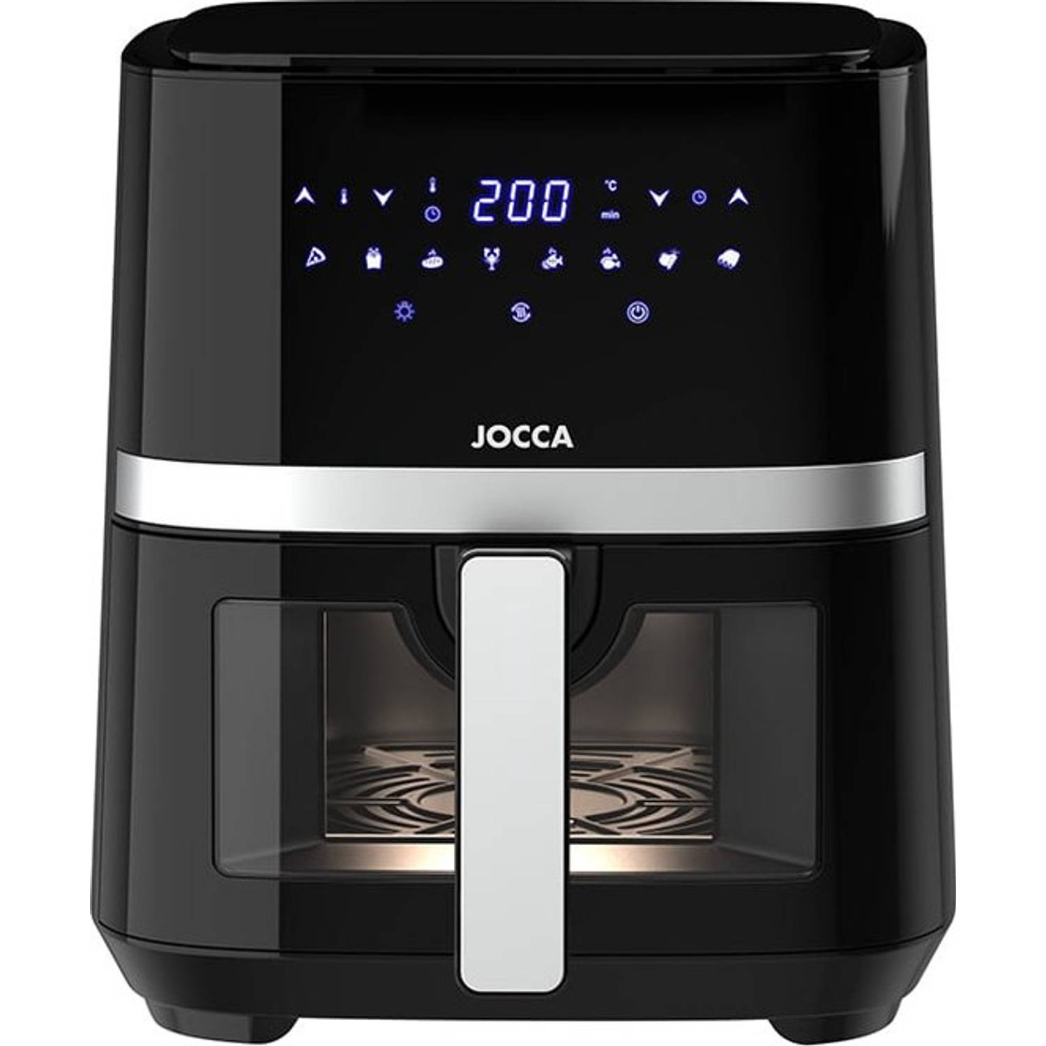 Jocca - 5L DIGITAL AIR FRYER WITH WINDOW - 2156