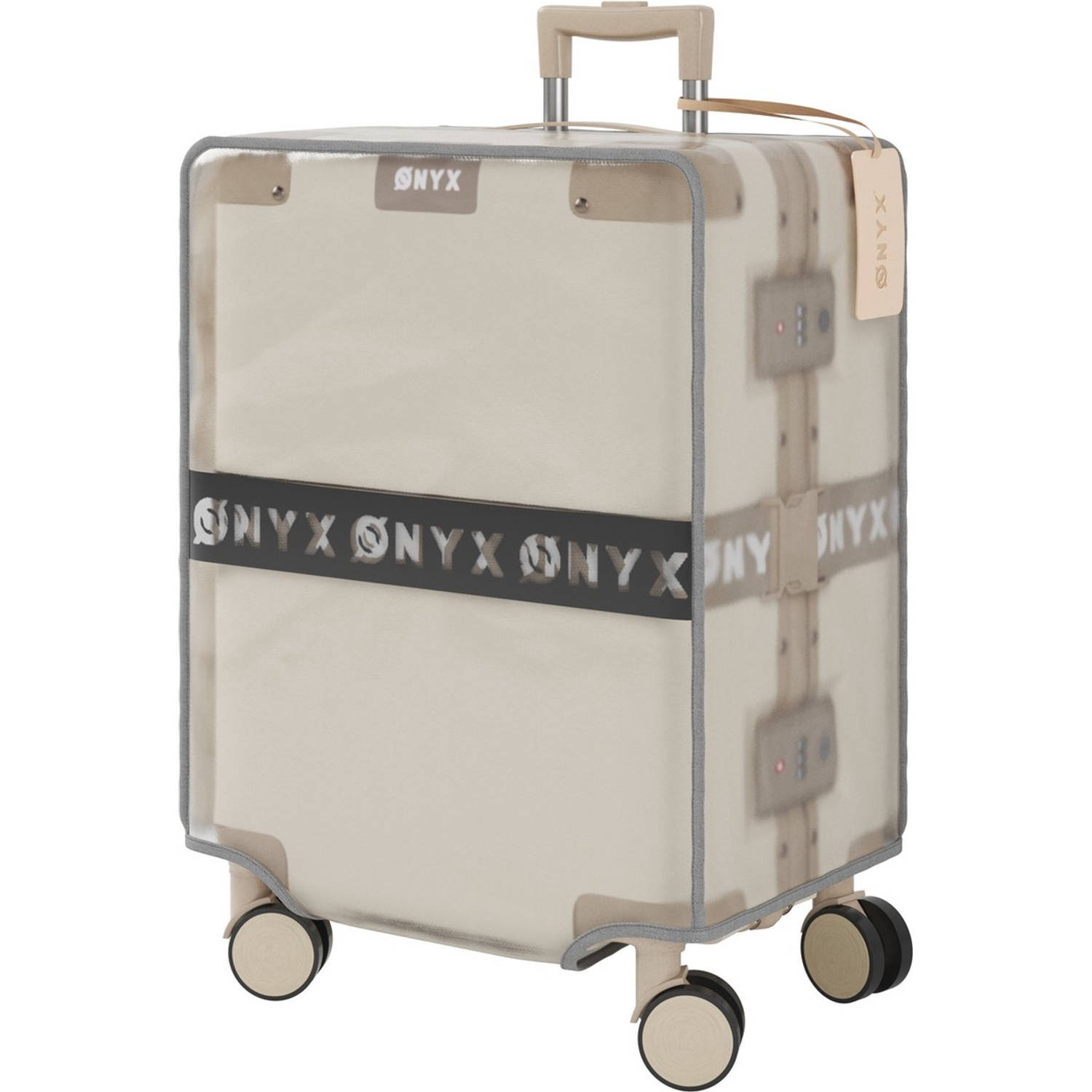 ONYX Kofferhoes 33L - 22x36x56CM - Koffer Beschermhoes - Transparant