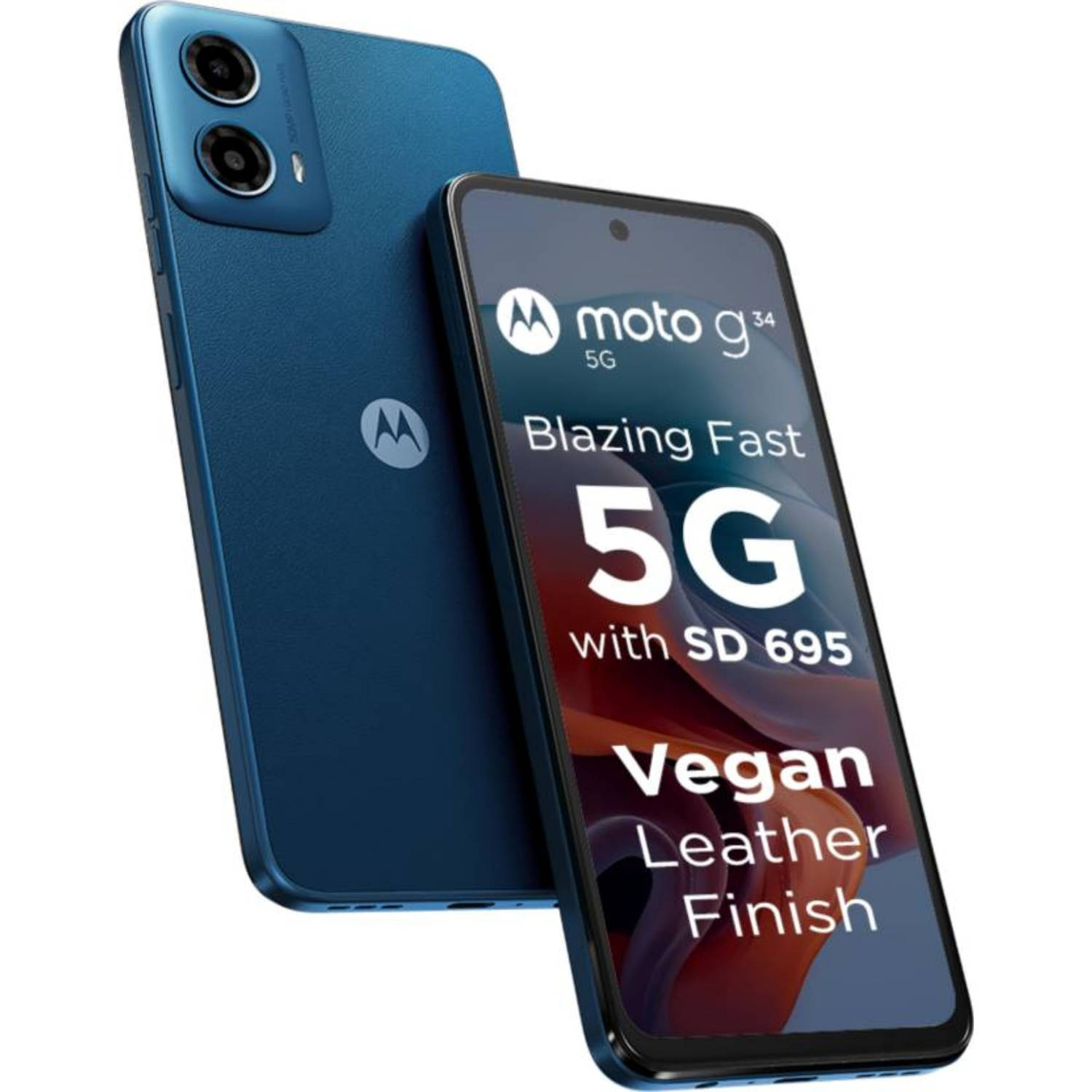 Motorola - Moto G34 5G - 128GB - Ocean Green