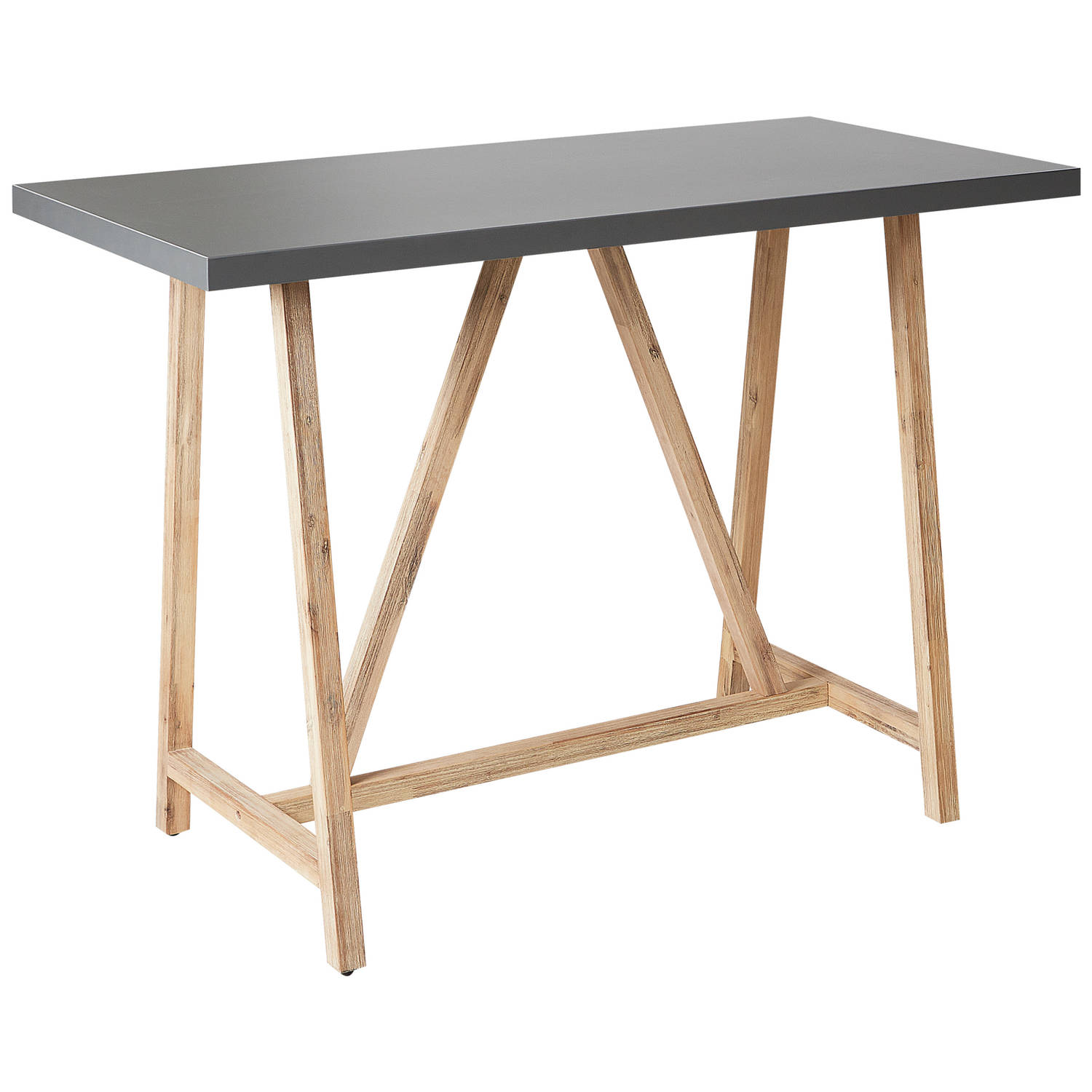 Beliani TALAMONE Eettafel-Lichte houtkleur-Vezelcement