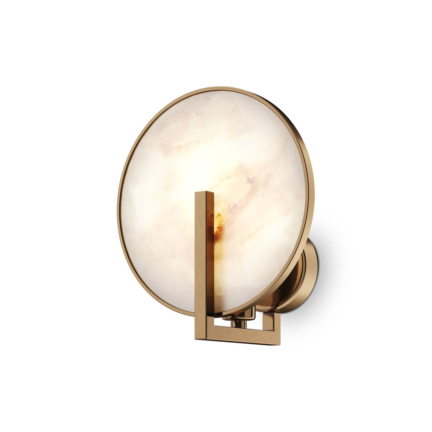 Maytoni - Wandlamp Marmo - Goud - Ø19