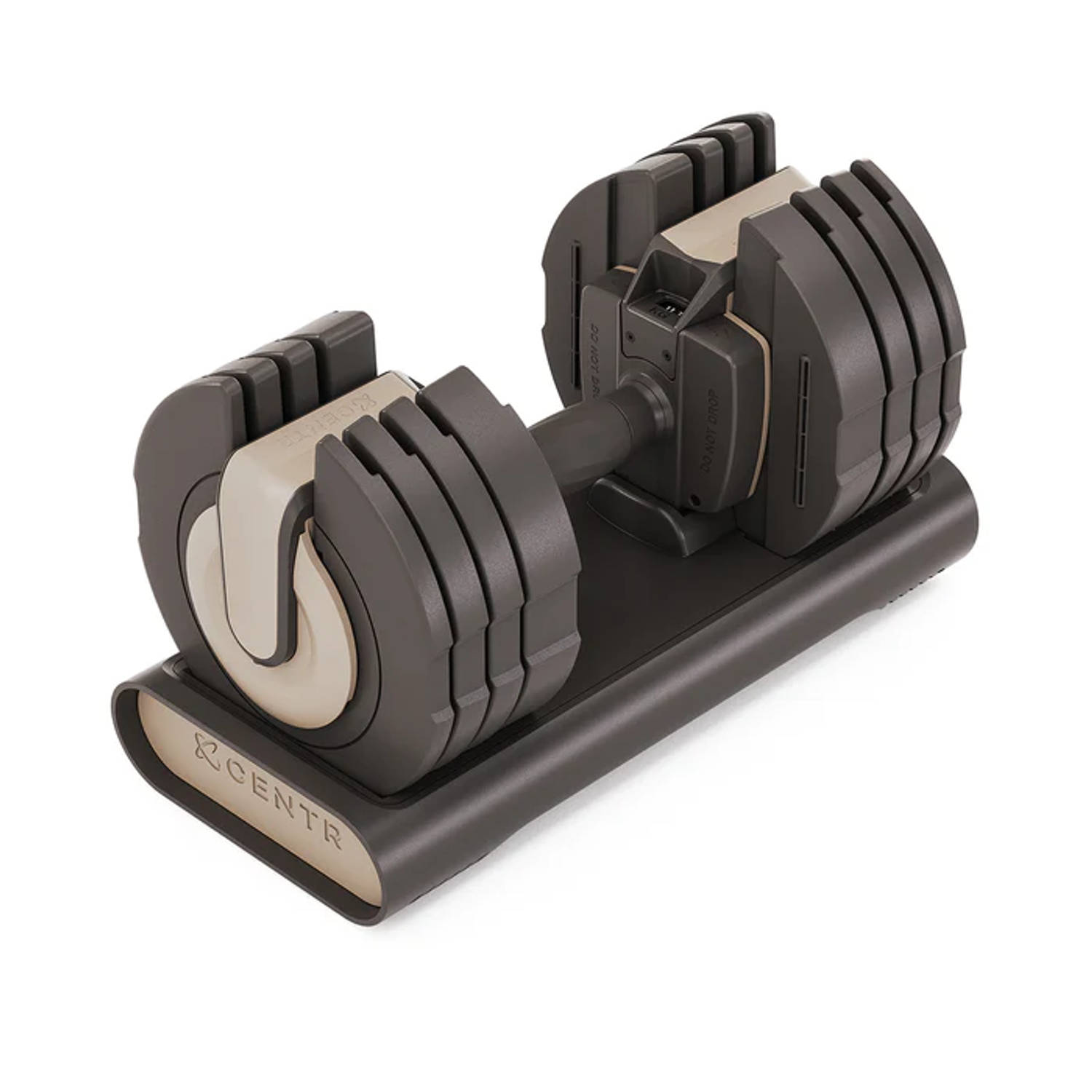 Centr Smart Stack 50 - Verstelbare Dumbell - 2.3 tot 22.5 kg - 1 stuk - met ergonomische hendel - inclusief 3 maanden Centr lidmaatschap