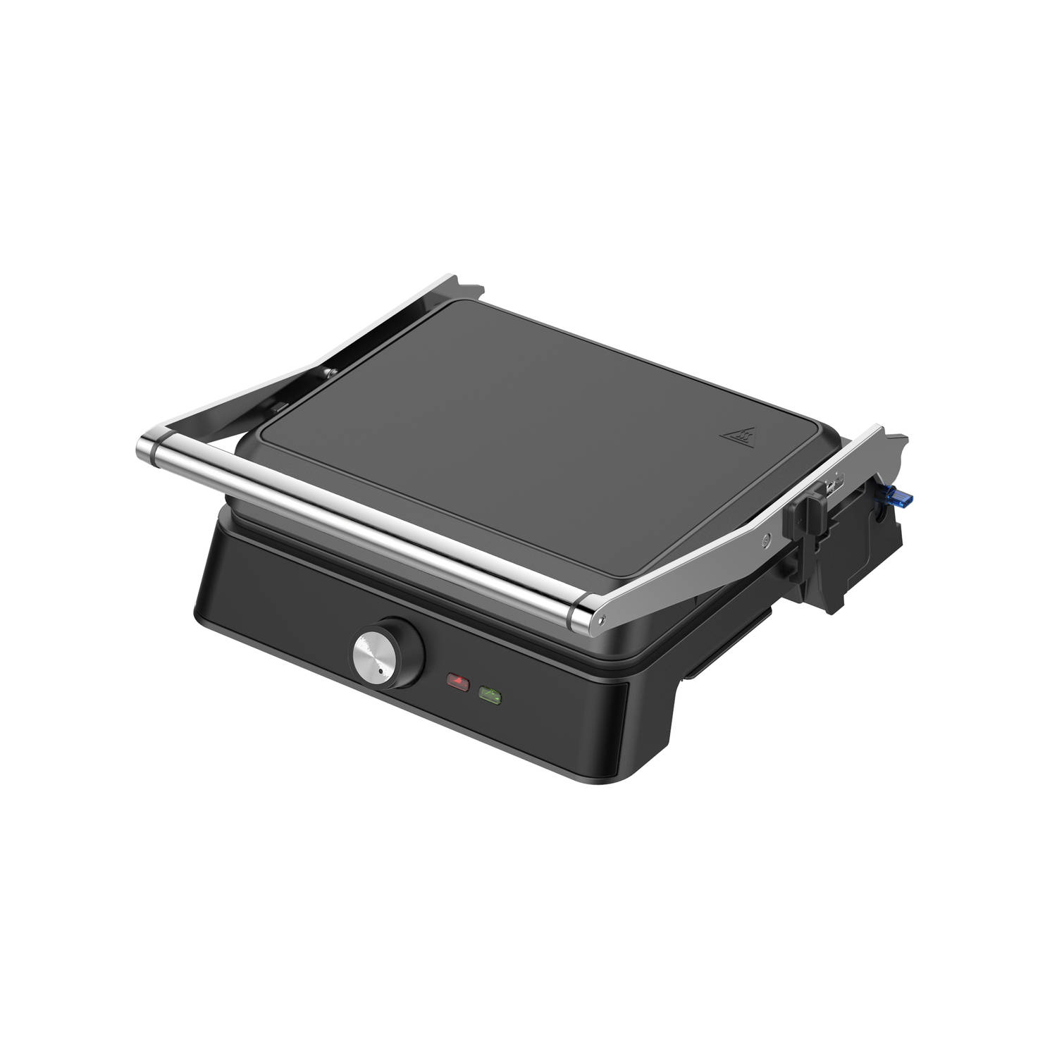 Westinghouse Retro Contactgrill - 29 x 24 cm - 180° voor dubbelzijdig grillen - 2200W - Tosti apparaat - Instelbare temperatuurregeling - Panini grill - Tosti ijzer - Zwart