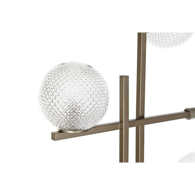 Vloerlamp DKD Home Decor Kristal Gouden Metaal Modern (55 x 24 x 185 cm)