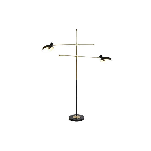 Vloerlamp DKD Home Decor Zwart Gouden Metaal 50 W 220 V 120 x 30 x 174 cm