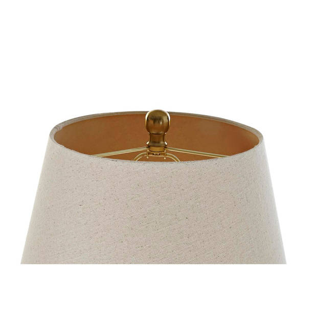 Vloerlamp DKD Home Decor Beige Gouden Metaal Polyester (41 x 41 x 160 cm)