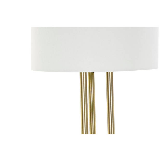 Vloerlamp DKD Home Decor Wit Gouden Metaal 50 W 220 V 33 x 33 x 165 cm