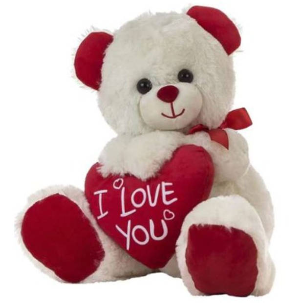 Knuffelbeer I Love You 36 cm Hart