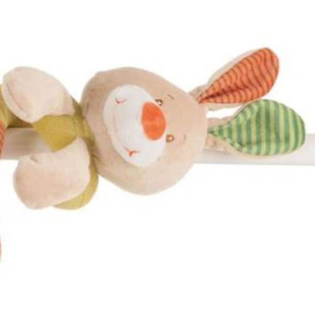 Knuffel Multicolour Konijnenvlees Hond Spiraal 22 cm