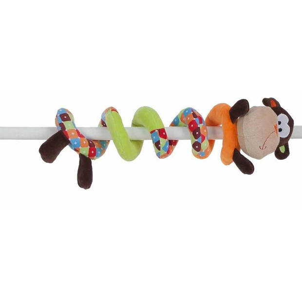 Knuffel Spiraal 55 cm Aap Multicolour