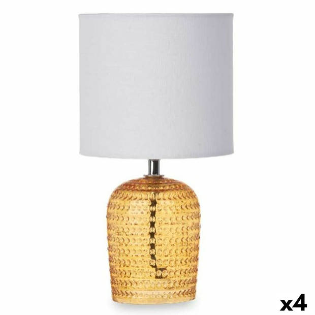 Bureaulamp Punten 40 W Amber Kristal 17 x 31 x 17 cm (4 Stuks)