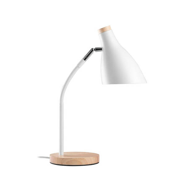 Bureaulamp Tracer Scandi Wit Staal 40 W 15 X 40 X 17 CM