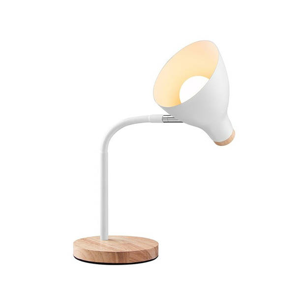 Bureaulamp Tracer Scandi Wit Staal 40 W 15 X 40 X 17 CM