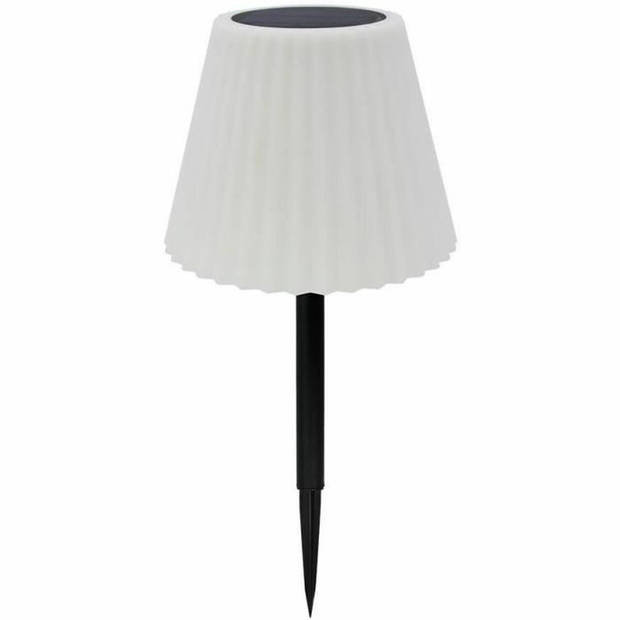 Bureaulamp Lumisky Lady Spike Bouffant Wit Metaal