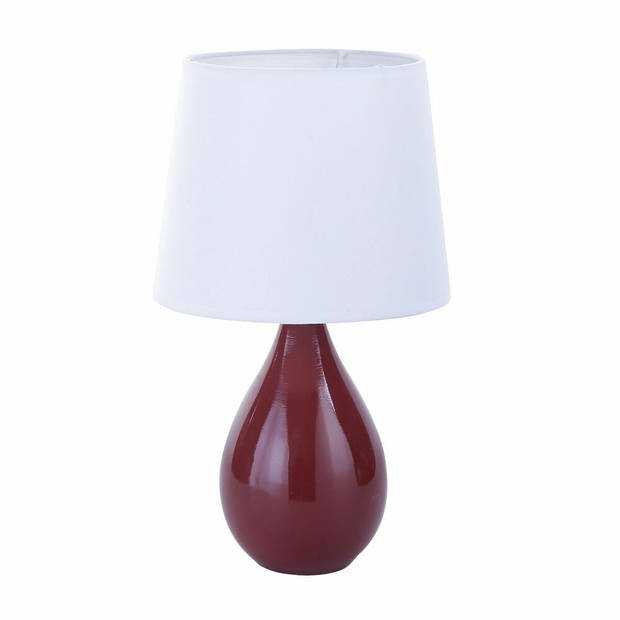 Bureaulamp Versa Camy Rood Keramisch (20 x 35 x 20 cm)