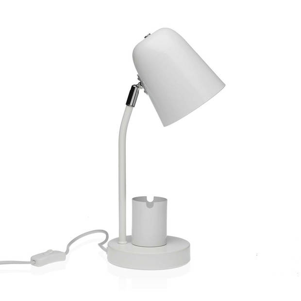 Bureaulamp Versa Wit Metaal 18 x 40 x 14 cm