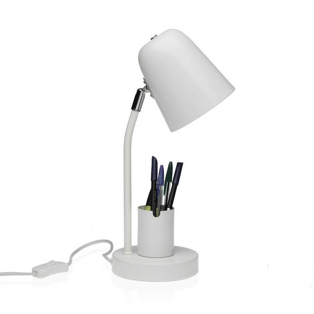 Bureaulamp Versa Wit Metaal 18 x 40 x 14 cm