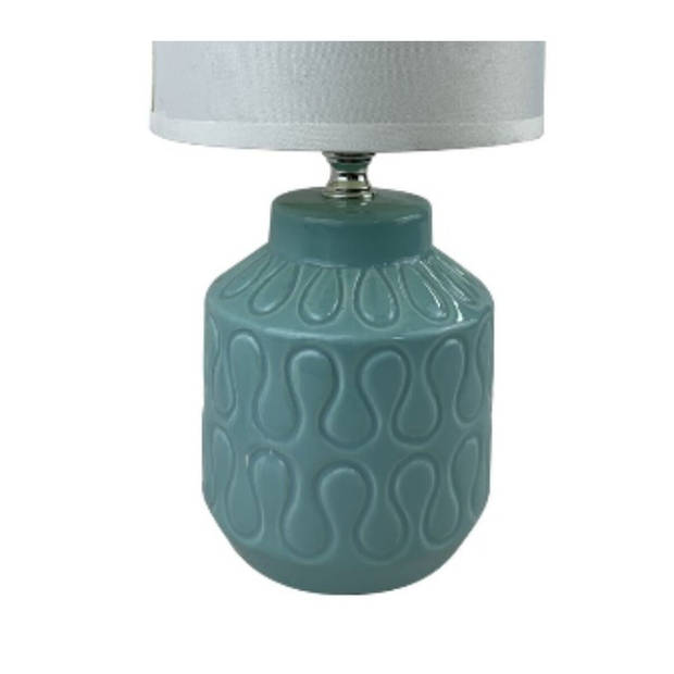 Bureaulamp Versa Lizzy Blauw Keramisch 13 x 26,5 x 10 cm