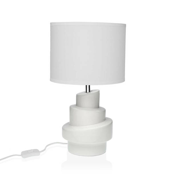 Bureaulamp Versa Wit Keramisch 20 x 35 cm