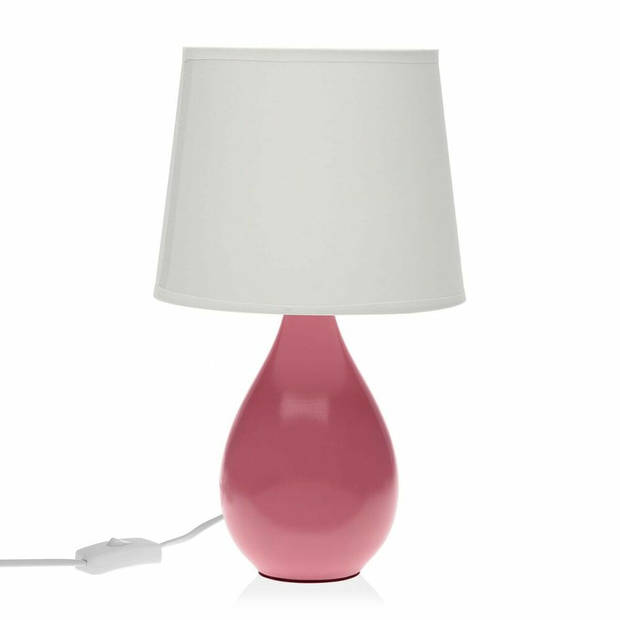 Bureaulamp Versa Roxanne Roze Keramisch (20 x 35 x 20 cm)