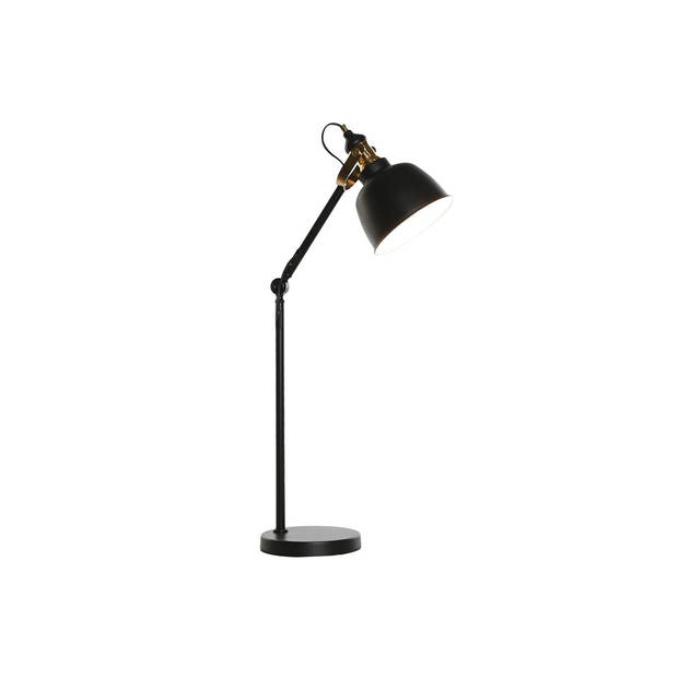 Bureaulamp DKD Home Decor 41 x 18 x 59 cm Zwart Gouden Metaal 220 V 50 W