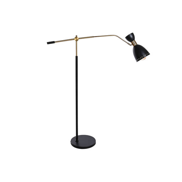 Vloerlamp DKD Home Decor 109 x 30 x 168 cm Zwart Gouden Metaal 220 V 50 W