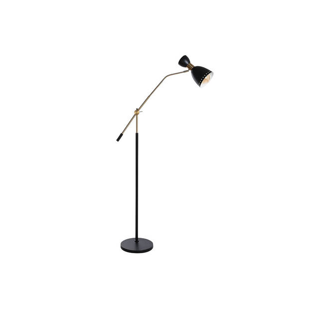 Vloerlamp DKD Home Decor 109 x 30 x 168 cm Zwart Gouden Metaal 220 V 50 W