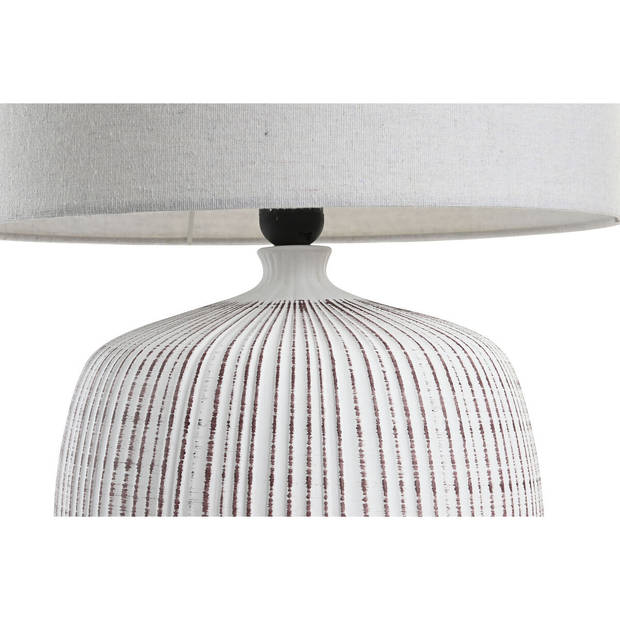 Bureaulamp DKD Home Decor Wit Keramiek 220 V 50 W (38 x 38 x 51 cm)