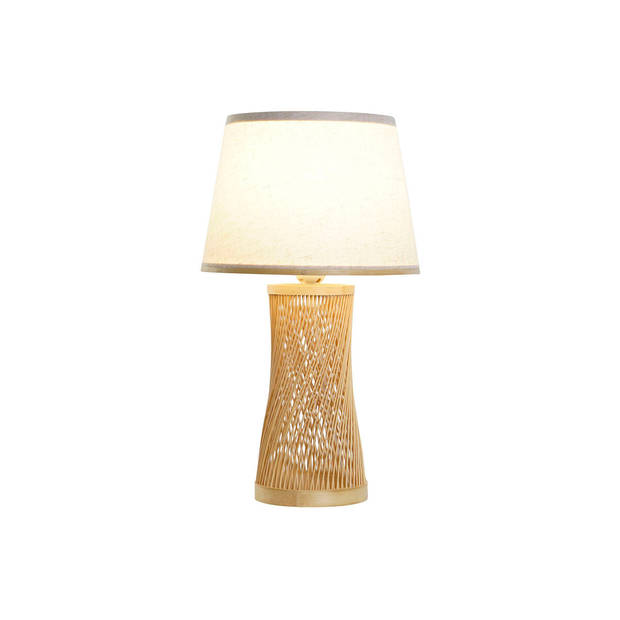 Bureaulamp DKD Home Decor Bruin Natuurlijk Bamboe 50 W 220 V 26 x 26 x 45 cm