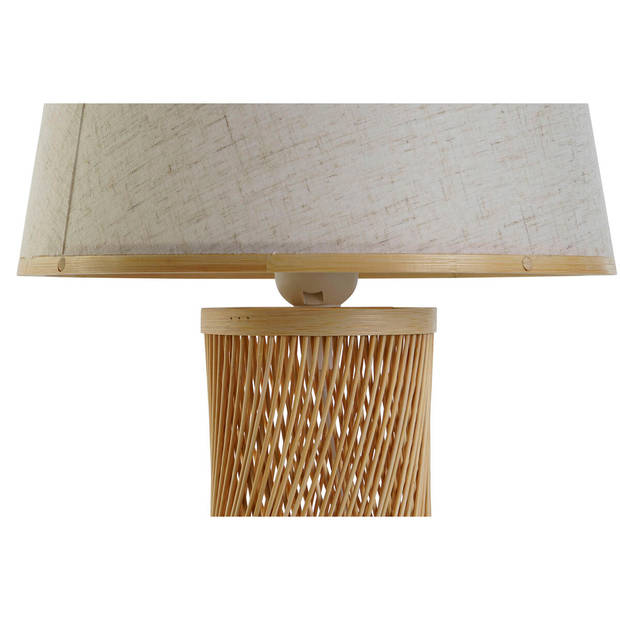 Bureaulamp DKD Home Decor Bruin Natuurlijk Bamboe 50 W 220 V 26 x 26 x 45 cm