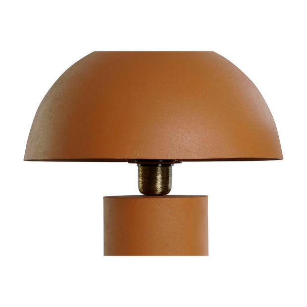 Bureaulamp DKD Home Decor Oranje Magenta Gouden Metaal 50 W 220 V 31 x 31 x 45 cm (2 Stuks)