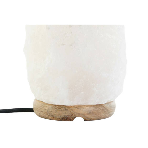 Bureaulamp DKD Home Decor Wit Zout Acacia 15 W 220 V 12 x 9 x 20 cm