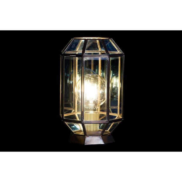 Bureaulamp DKD Home Decor Kristal Blauw Gouden 220 V Blik 50 W Modern (18 x 19 x 29 cm)