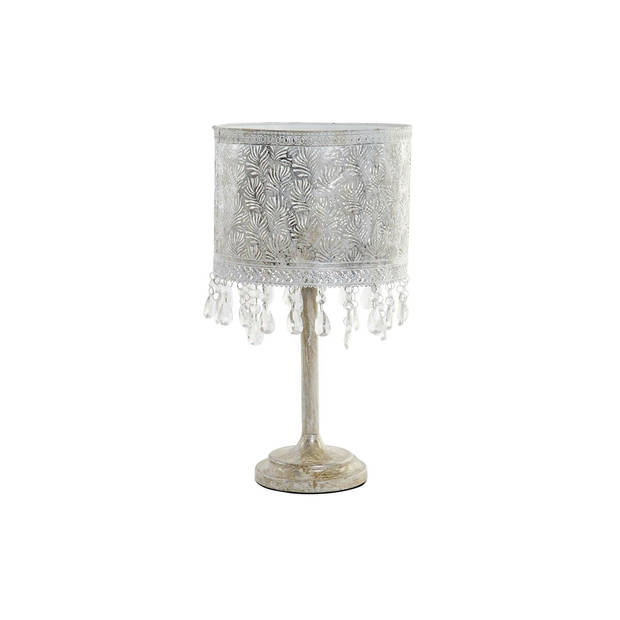 Bureaulamp DKD Home Decor Zilverkleurig Metaal