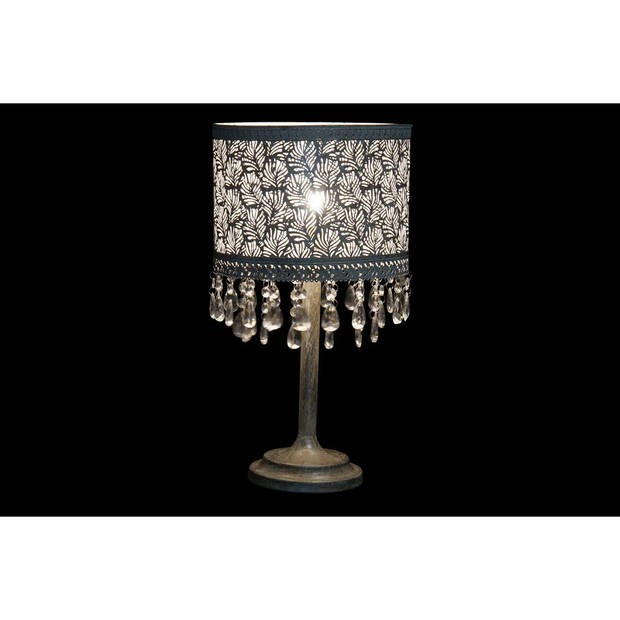 Bureaulamp DKD Home Decor Zilverkleurig Metaal