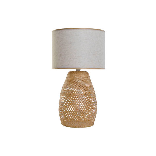 Bureaulamp DKD Home Decor Bruin Natuurlijk Bamboe 50 W 220 V 40 x 40 x 71 cm