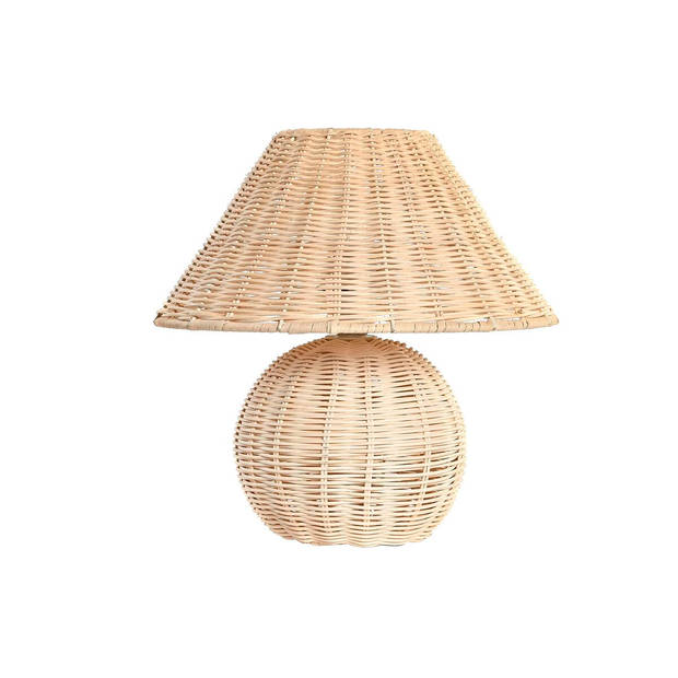 Bureaulamp DKD Home Decor Natuurlijk Rotan 220 V 50 W Alpino (30 x 30 x 31 cm)