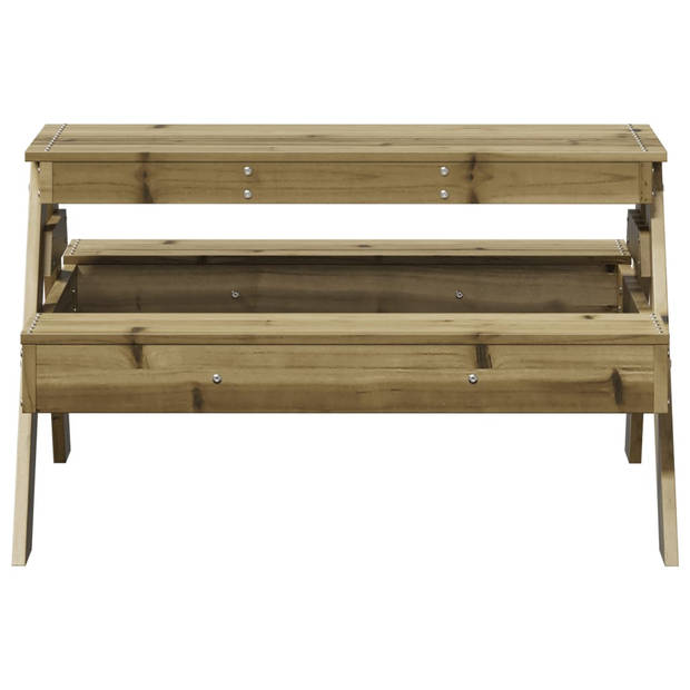 vidaXL Picknicktafel voor kinderen 88x97x52 cm geïmpregneerd hout