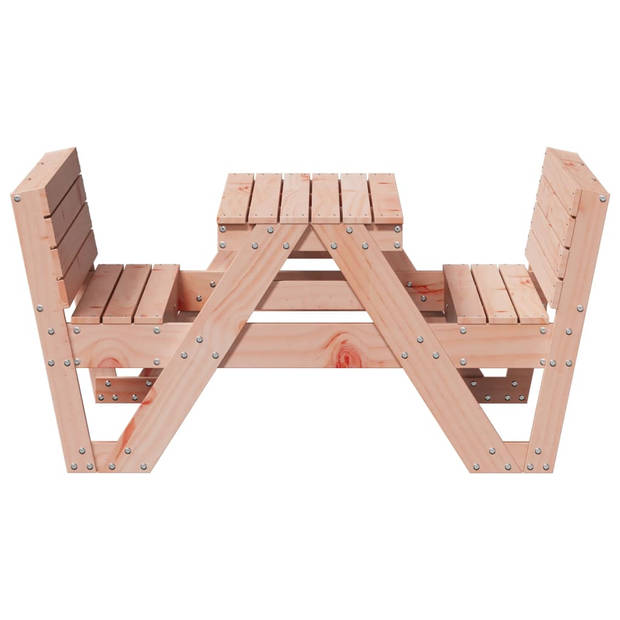 vidaXL Picknicktafel voor kinderen 88x122x58 cm massief douglashout