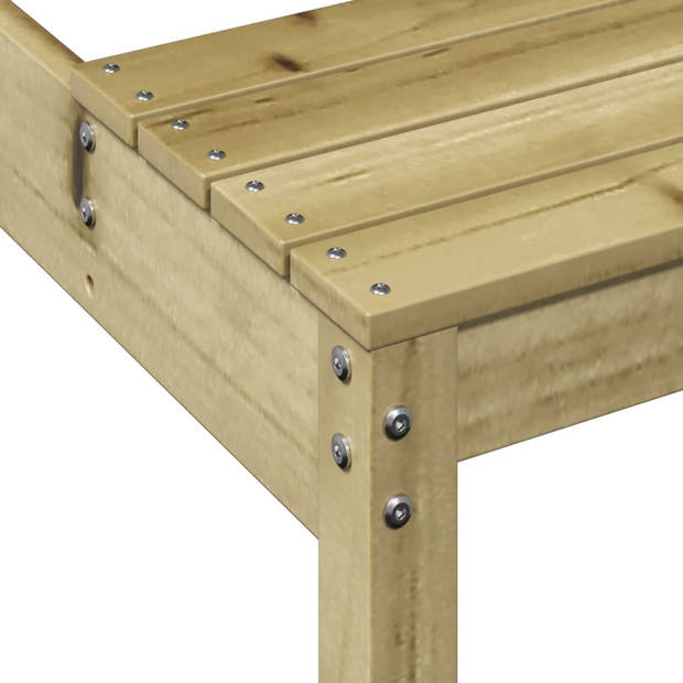 vidaXL Picknicktafel 160x134x75 cm geïmpregneerd grenenhout