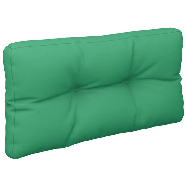 vidaXL Palletkussen 80x40x12 cm stof groen