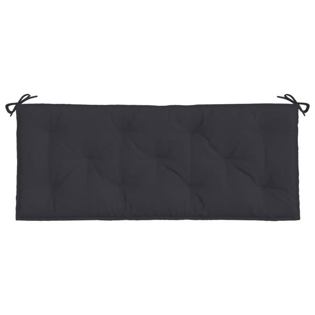 vidaXL Tuinbankkussen 120x50x7 cm oxford stof zwart