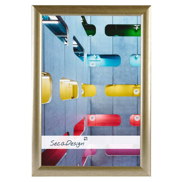 SecaDesign Tours Fotolijst - Fotomaat 40x60 cm - Rustiek Goud