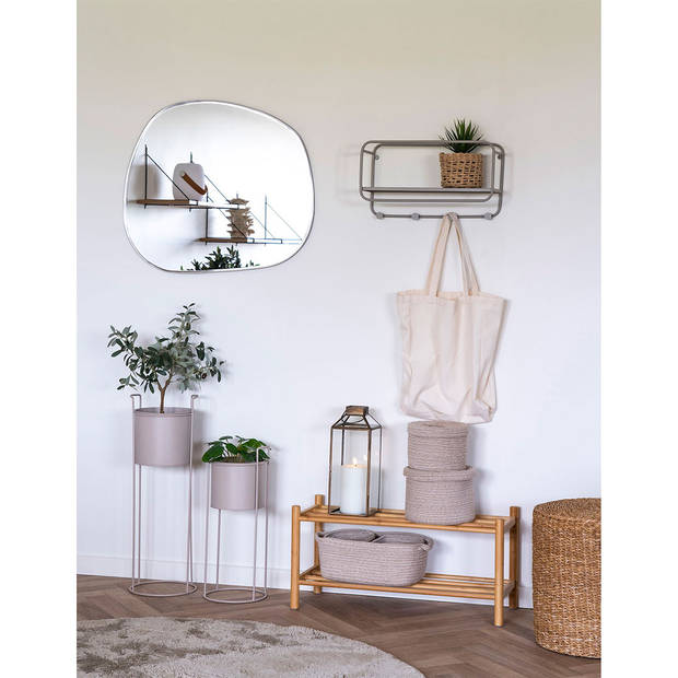 Sebal mand set van 2 stuks. beige.