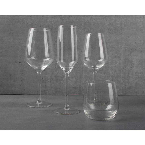 BonBistro Prior Wijnglas - 38cl - 6 Stuks - Rode/Witte wijn