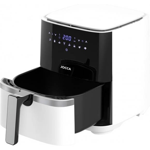 Jocca Airfryer - Heteluchtfriteuse - Digitale Airfryer - Airfryers - 5L - Airfryer xl - Airfryer xxl - 1450W - Wit - 214